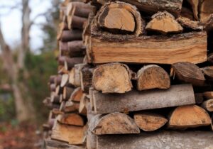 how to store firewood outdoors