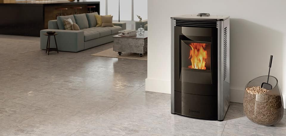 Harman Allure50 Pellet Stove available at AES Hearth & Patio